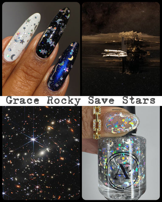 Grace Rocky Save Stars (topper)